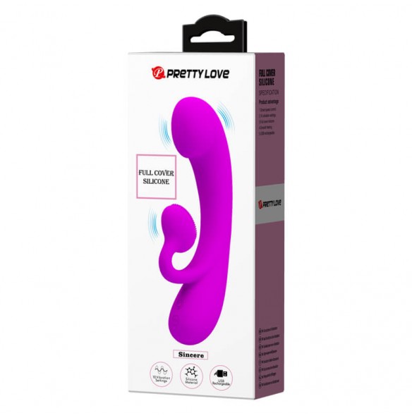 PRETTY LOVE - Sincere Wand Vibrator (Chargeable - Purple) PRETTY LOVE - Sincere Wand Vibrator (Chargeable - Purple)
